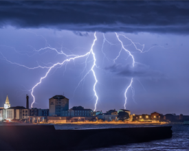 Bolts above Umag,Croatia