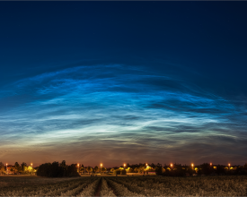NLC clouds panorama
