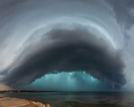Shelf cloud with gustnado 2