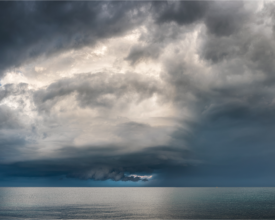 Supercell above NW Adriatic sea