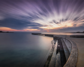 Warp sunset