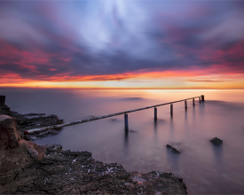 Romantic sunset