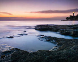 Lighthouse at sunset