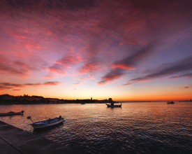 Fire sunset