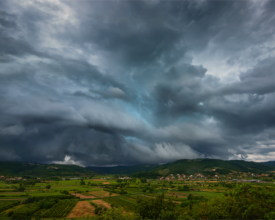 Dramatic cell above Slovenia