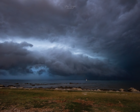 Shelf cloud over NW Istria