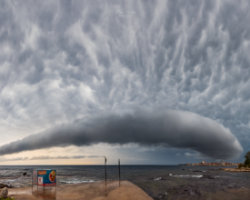 Roll cloud panorama