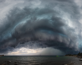 Supercell and waterspout II